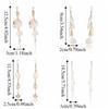 Bohemia Style Conch Shell Drop Earrings Handmade Long Tassel Earrings  Women