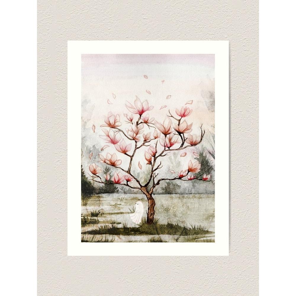 Tapestry under the magnolia 75x100