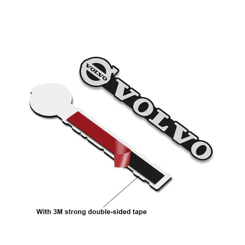 5/10 Piezas Pegatina Decorativa para Audio de Coche Insignia Emblema Insignia de Aluminio 3D para Volvo XC60 V50 V70 S90 Olestar XC40 S80 EX90 XC70 EX30 V90
