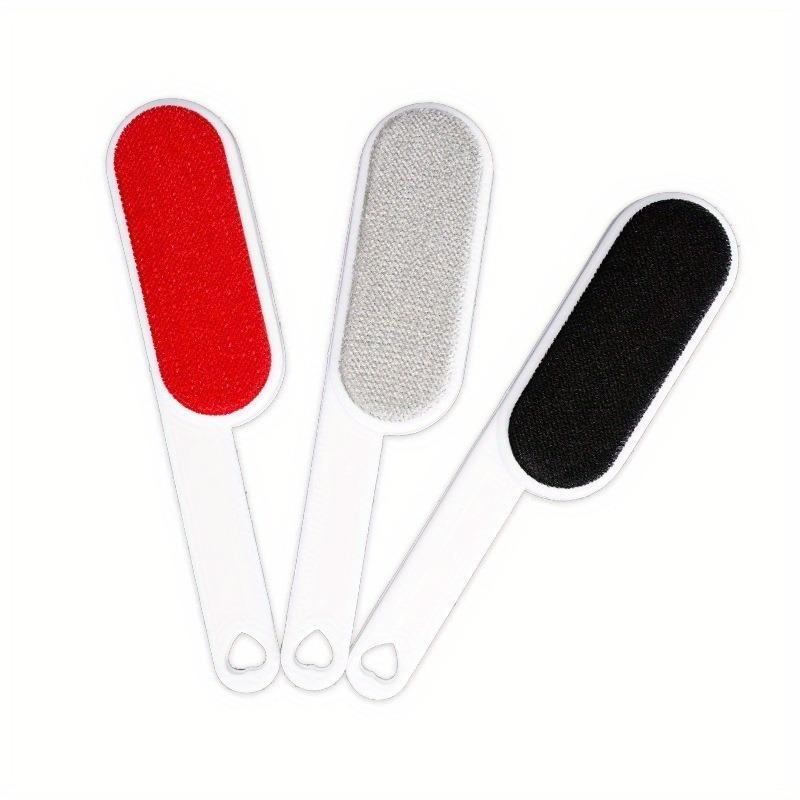 1PC Reusable Brush Plastic Handle No Need for Power Double-sided Brush Clothing Sheet Brush