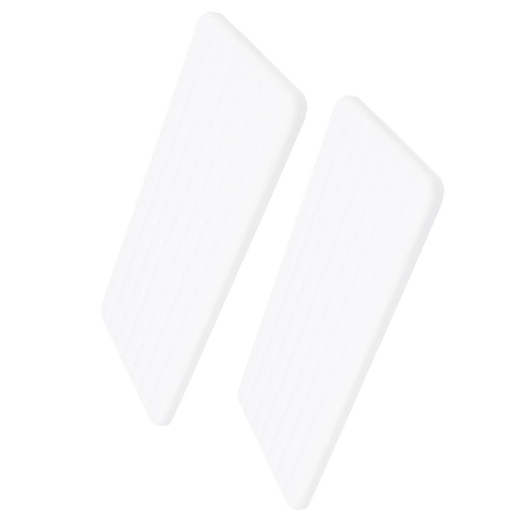 2pcs Diatomite Coaster Water Absorbent Fast Drying  D Diatomaceous Earth Soap Dish with Foot Pads for Bathroom Kitchen