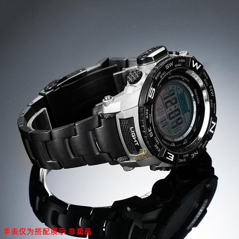 Para Casio PROTREK PRW-2000T/2500/3500/5000/5100/PRG-260 PRG-270 PPremium Correa de Reloj de Acero Inoxidable 304 para Entusiastas del Aire Libre