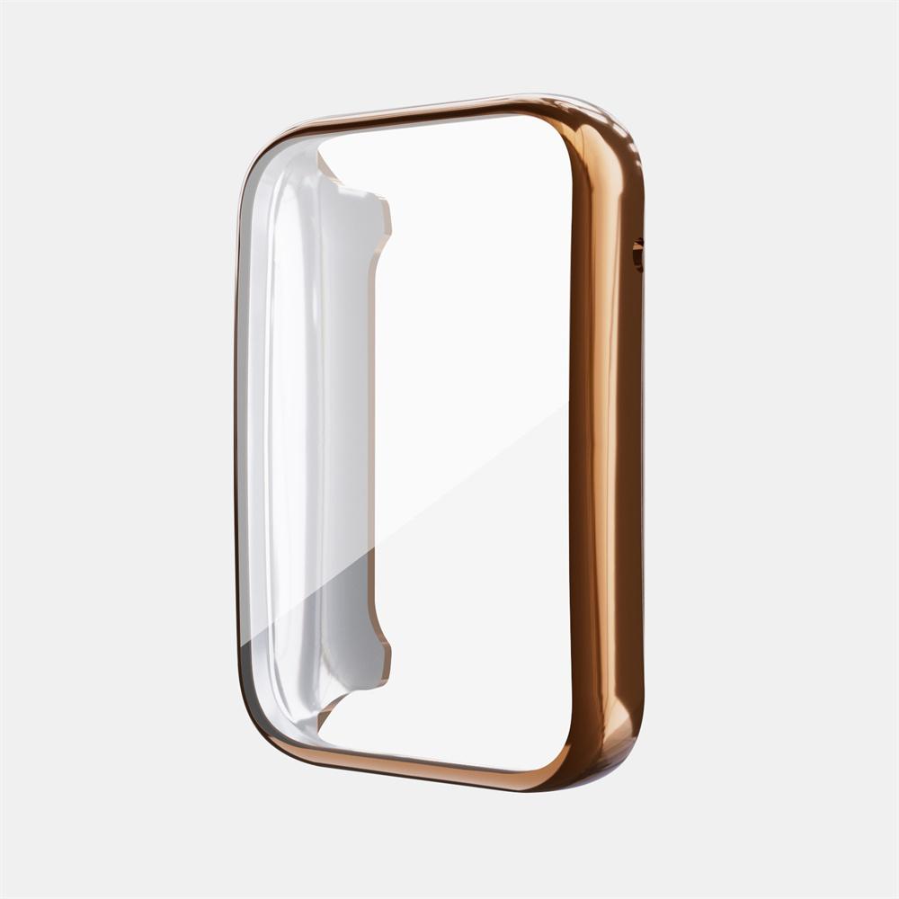 

Чехлы для часов Xiaomi Mi Band 7 Pro All-Around Bumper Screen TPU Plated Cover For Mi Band 7 Pro Case розового золота