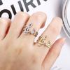 Adjustable Sweet Korean Style Rings Girls Gift Jewelry Accessories Geometric Rings Women Jewelry Music Note Rings Finger Buckle