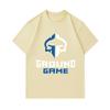 Men 100% Cotton Crew Neck Short Sleeve T-Shirt, Casual Ground Game Spartan Pattern Printed Soft Breathable Summer Daily Wear Top for Male