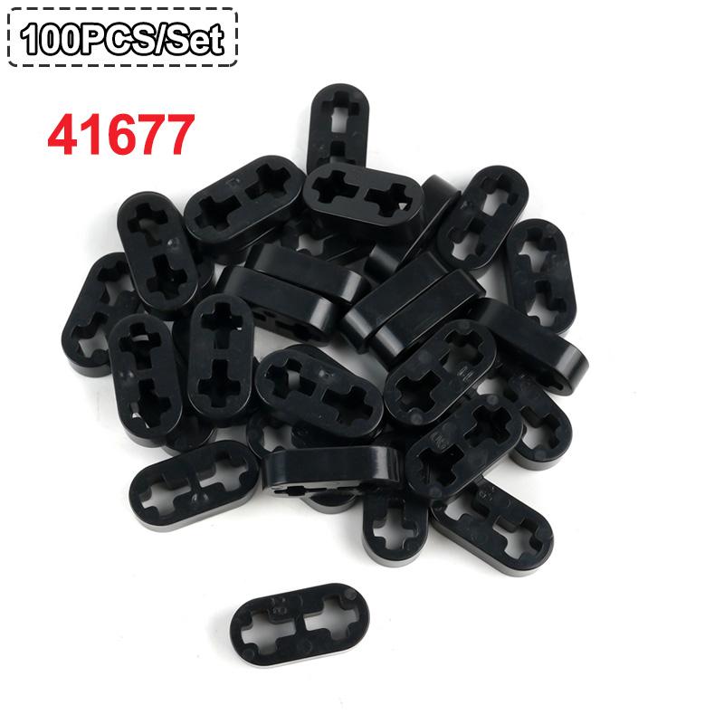 100PCS/Set 41677 Technology Building Blocks Parts DIY Thin Arm With Hole Connector Assembled Toys Bricks Replacement Accessory