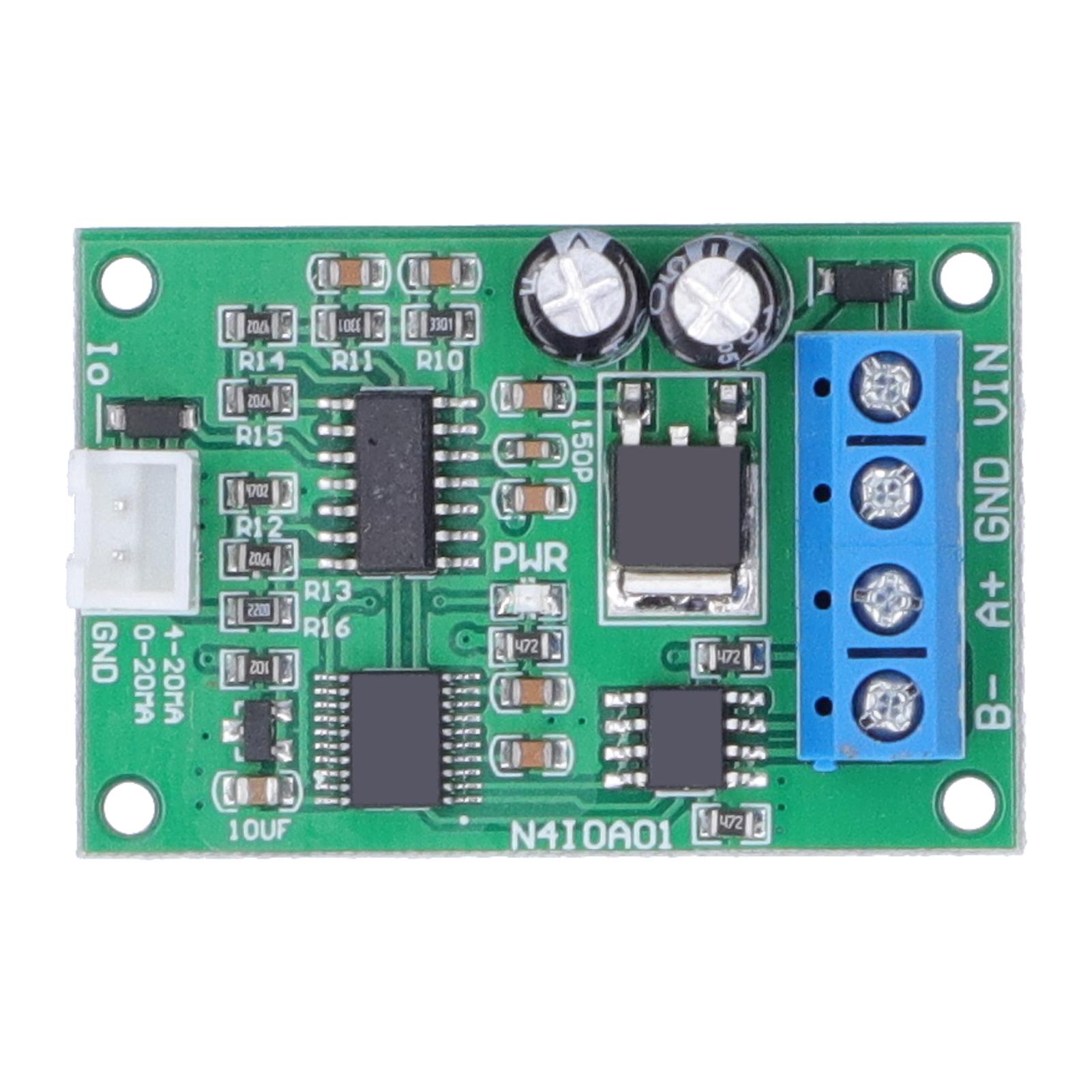

Converter Module 12V RS485 to 4‑20MA 0‑20MA Voltage to Current Board for PLC