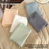 Ladies Summer New Sweet 10A Antibacterial Cotton Extended Middle Waist Triangle Briefs