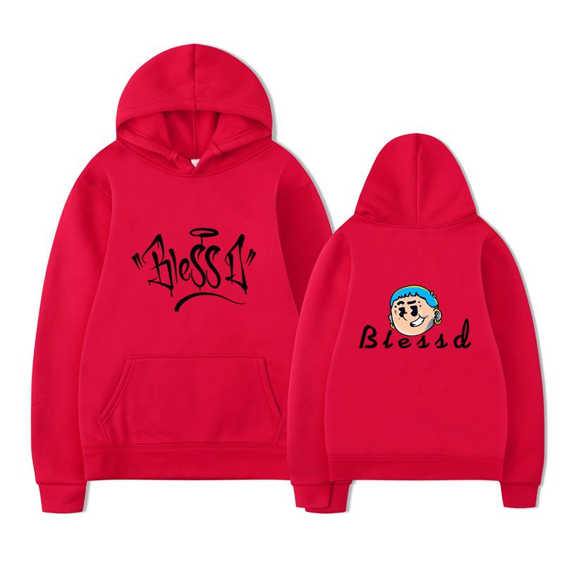 Blessd Mikiny Merch Pánské Dámské Mikina Pánská Mikina Vintage Unisex Pulovry Nadměrné Oblečení