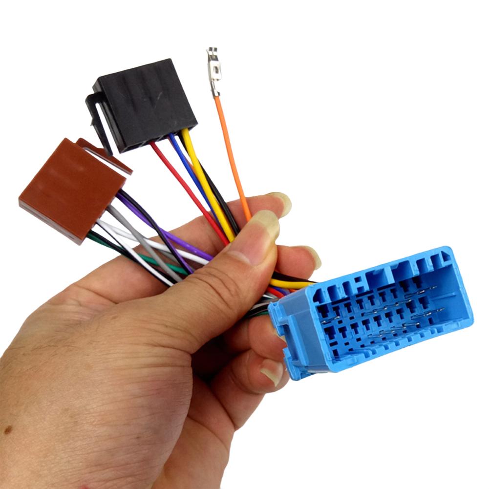 Stereo Wiring Harness Car Radio Adapter Cable Car Audio Installation Non-Deformable Cable Practical Use Quick Installation