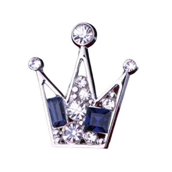 

Блестящие геометрические узоры, легко носить, искусственные кристаллы, темперамент, гальваника, роскошь синий/белый