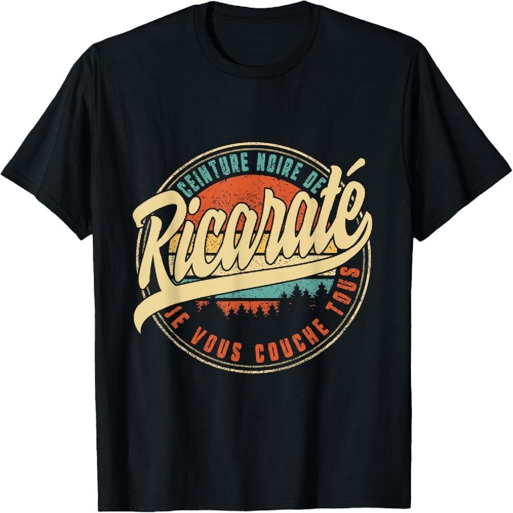 

Ceinture Noire De Ricarate Je Vous Couche Tous Humour fete d T-Shirt XXXXXL чорний