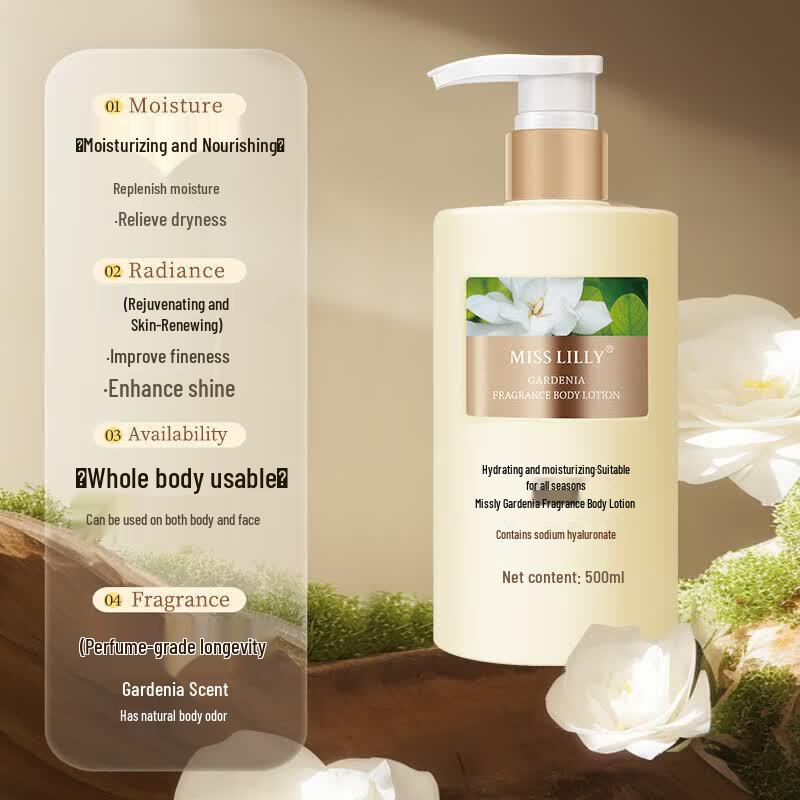 Miss Lilly Gardenia Scented Moisturizing Body Lotion