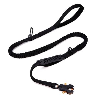 Taktische Hundeleine, robuste Hundeleine mit Froschclip, weich gepolsterter Griff, Bungee-Hundeleinen für mittelgroße und große Hunde, Training und Spazierengehen