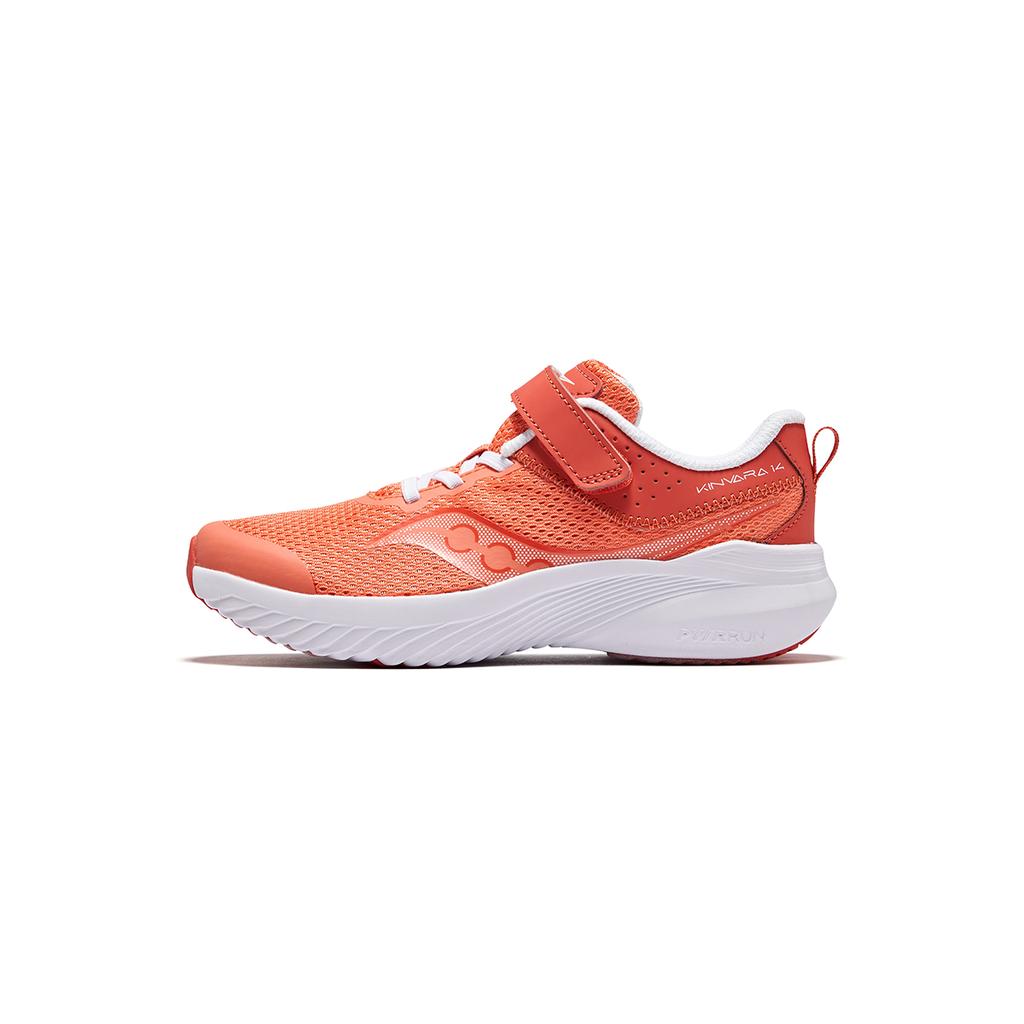 Saucony Kinvara 14 PU A/C Essence Cushioning PWRRUN Low Top Kids Running Shoes Kids running shoes Orange SK167879