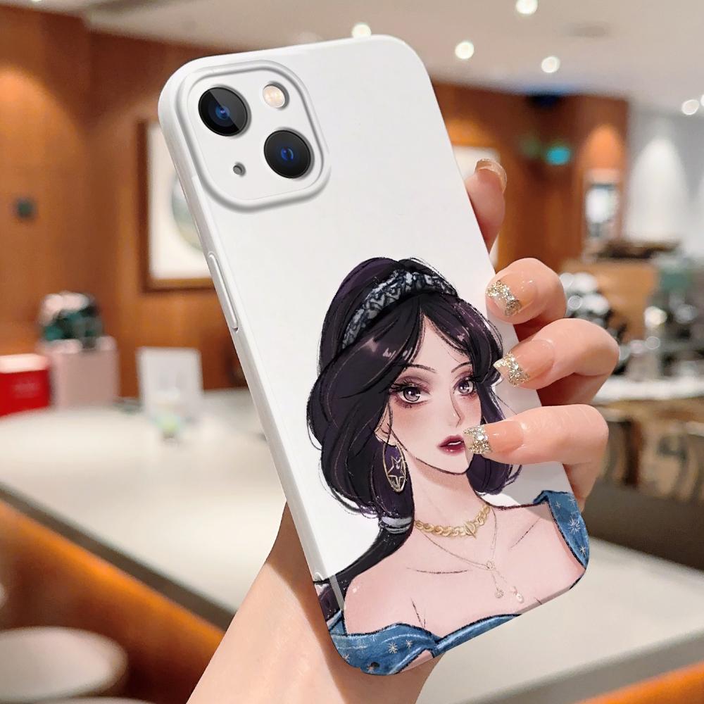 Princess Feilin Phone Case for Samsung Galaxy S20 FE 5G A52 iPhone 11 Xiaomi Redmi VIVO OPPO Realme Huawei Infinix Shockproof Ultra Slim Hard Cover