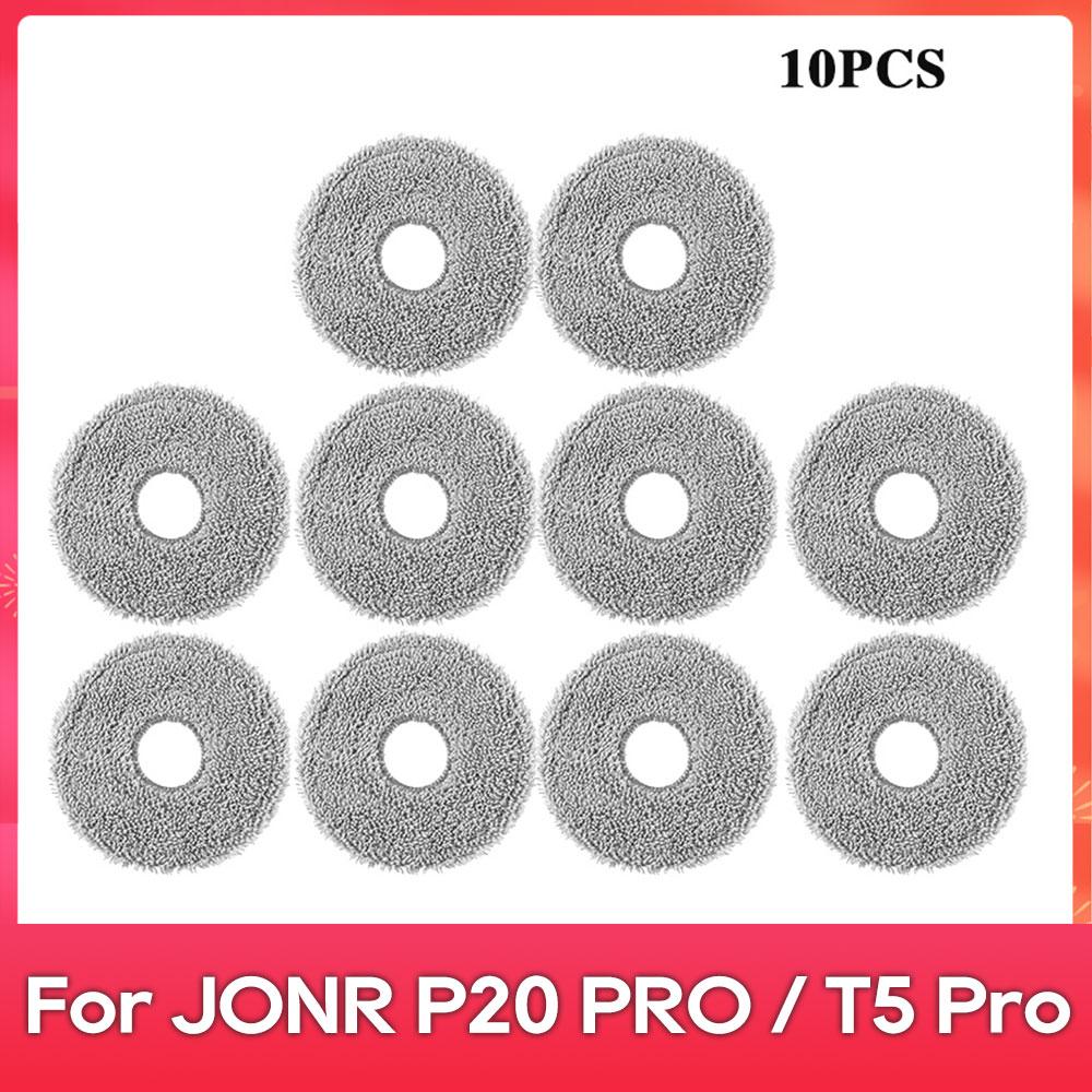 Passend für JONR P20 PRO / T5 Pro Roboter Staubsauger Zubehör Haupt-Seitenbürste Hepa-Filter Mopptuch Staubbeutel Ersatz
