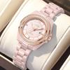LIGE Women's Watch New Ceramic Elegant Quartz Watch Fashion Waterproof Luminous Clock Women's Wristwatch Montre Femme+BOX
