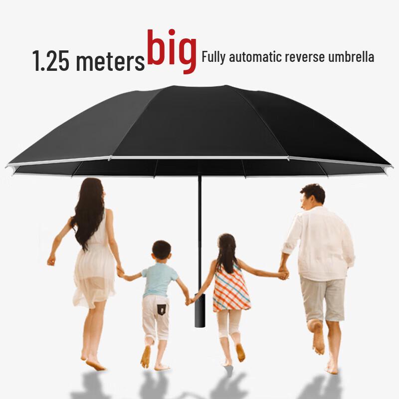 XuQing Automatic Reflective Triple-Fold Umbrella