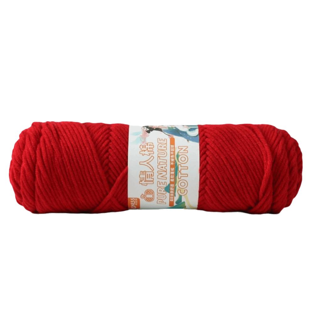 New DIY Knitting Wool Ball Hand Soft Milk Cotton Yarn 8-Strand Weaving Yarn