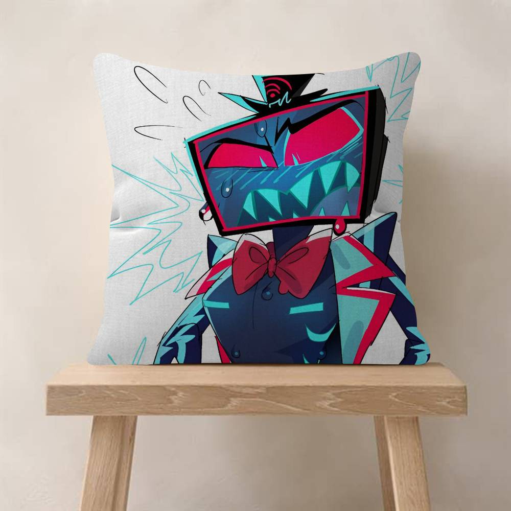 Anime HHelluva Boss Vox   Pillow Gift Home Office Decoration Bedroom Sofa Car Cushion Cover case 45x45