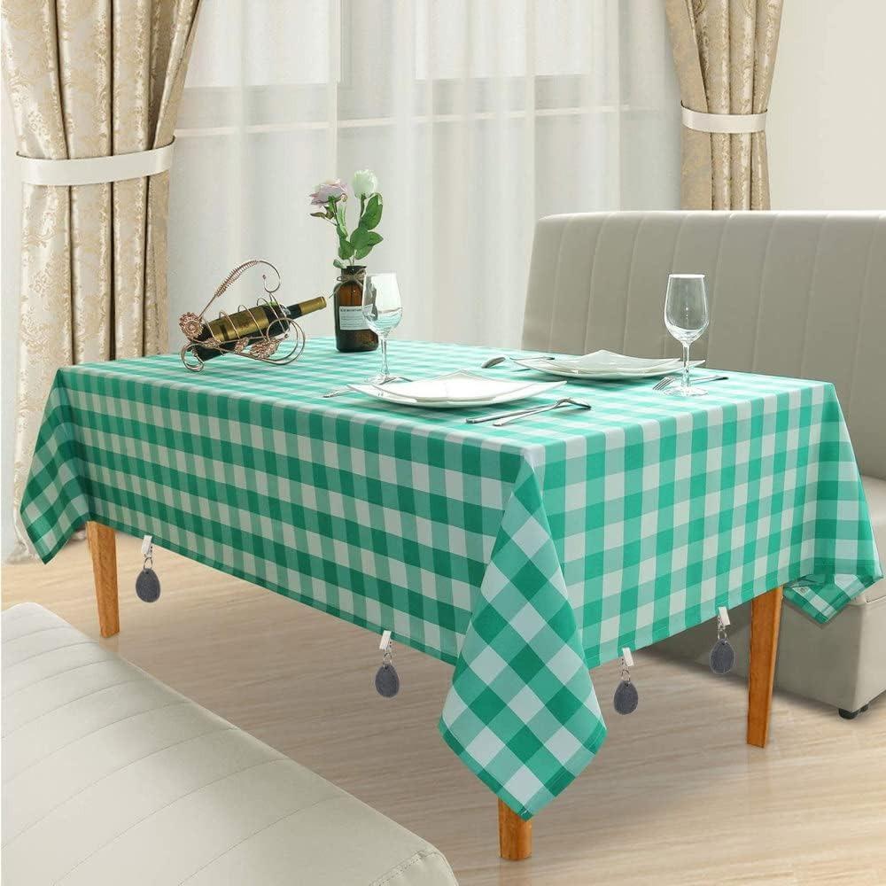 4PCS With Metal Clips Marble Teardrop Tablecloth Weights Windproof Table Cover Weight  Wedding