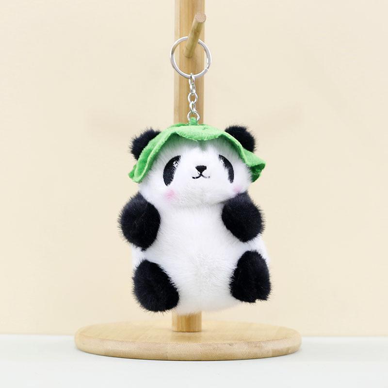 

Panda Cozy Avocado Plush Keychain Adorable Stuffed Animal Bag Charm 13cm LotusPanda