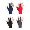 1Pc 3-Finger Billiards Glove Anti-slip Sweat-absorbing Breathable Men Women Right Hand Snooker Cue Sport Glove Billiards Accessories