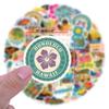 55 New Hawaiian Graffiti Stickers Decorative Scooter Computer Guitar Account Stickers