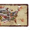15 x 30cm Shabby Chic Metal Wall Sign Plaque Art Poster Restaurant Tavern Cafe Bar Pub Tin
