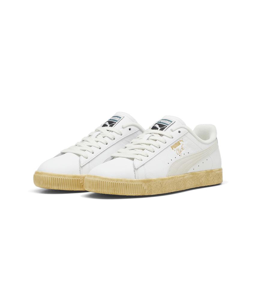 Puma Clyde Vintage - Puma White:Light Straw:Warm White / 394687-04