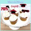 School Cake Graduation Decor With Colorful Paper Flags For Party Prop Venue