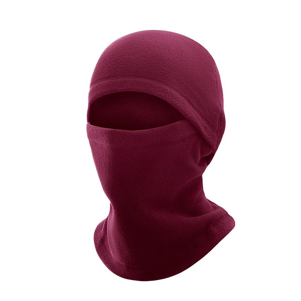 Loogdeel Winter Motorcycle Balaclava Fleece Lined Windproof Ski Mask Warm Helmet Cover for Cold Weather Cycling