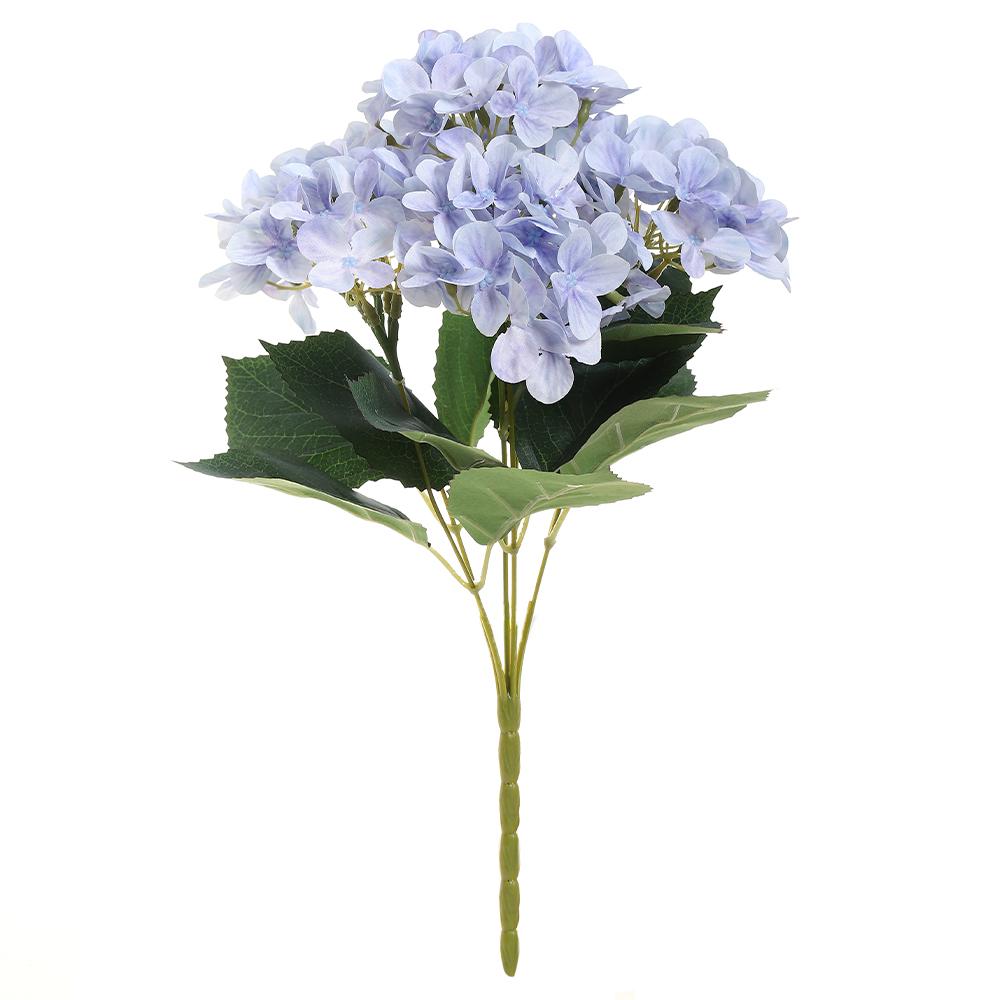 

1Pcs Hydrangea Artificial Flowers Bouquet 39CM Fake Flower for Home Decor Garden Wedding Decoration Party DIY Flower arrangement 1PCS светло-синий