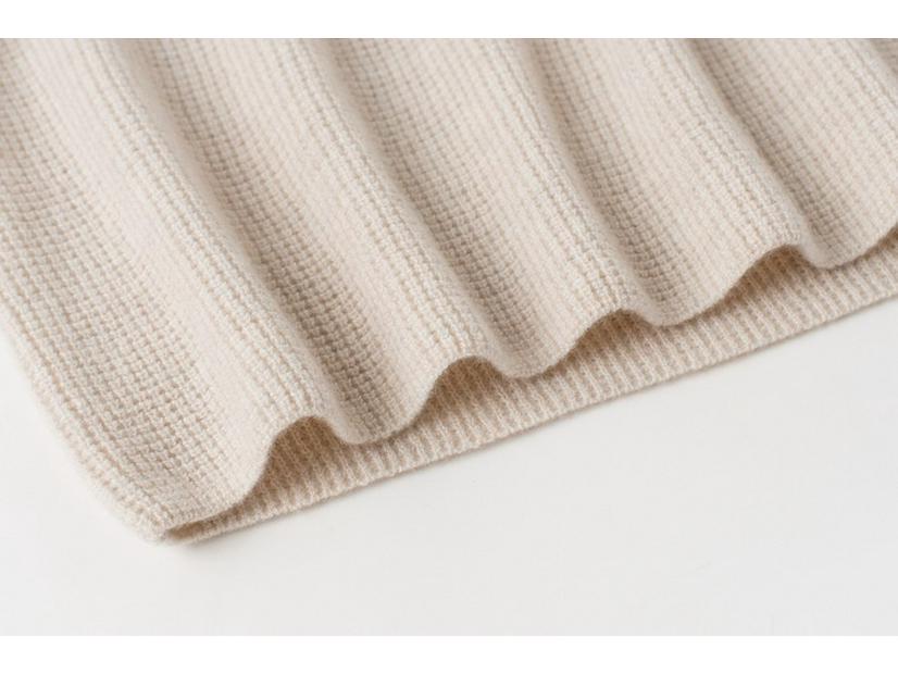 Women's 100% Pure Cashmere Openwork Loose Crew Neck Sweater Pullover for Autumn/Winter