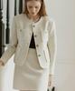 Nonlocal Jane Tweed Mini Skirt - Ivory