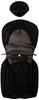 Bonform 4055-71BK Seat Cover, Colored Cover, Light/Normal Car, Set of 2 Front Seats, Full Back Cover, Black