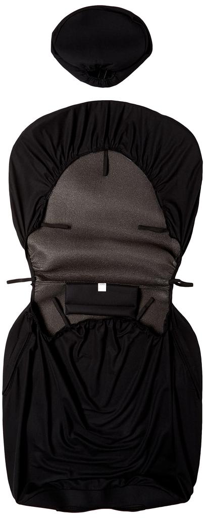 Bonform 4055-71BK Seat Cover, Colored Cover, Light/Normal Car, Set of 2 Front Seats, Full Back Cover, Black