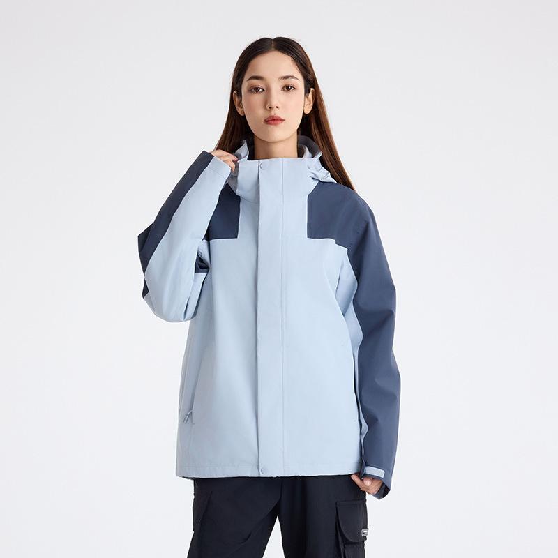 Jacket Men's Three-in-one Silver Fox Velvet Liner Windproof and Waterproof Chuanxi Jacket Mountaineering Suit Women