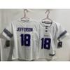 Dětský vyšívaný fotbalový dres NFL - Minnesota Vikings Sportovní uniforma pro mládež