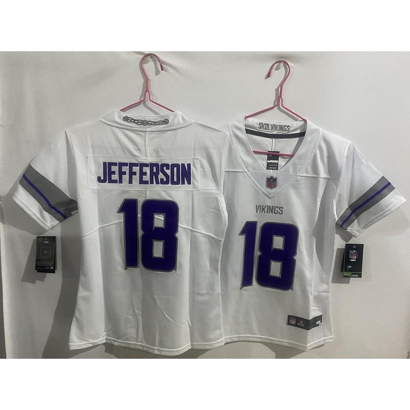 Dětský vyšívaný fotbalový dres NFL - Minnesota Vikings Sportovní uniforma pro mládež