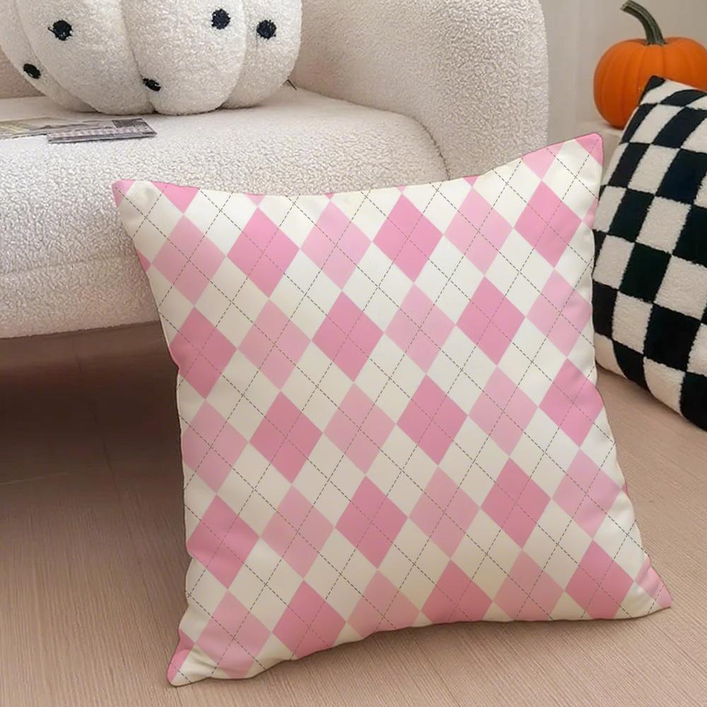 

colorful Cushion Cover Linen Pillow Case Soft Breathable Protective Couch Room Decoration 40x40cm