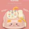 Educational Musical Telephone Toy For Toddler Color Recognition Pretend Play Music And Sound Effect Early Learning Toy 195F