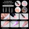 96pcs Stiletto Coffin Clear Dual Forms False Tips Quick Building Gel Mold Nail Art Tools Full Cover Nail Extension Forms Top