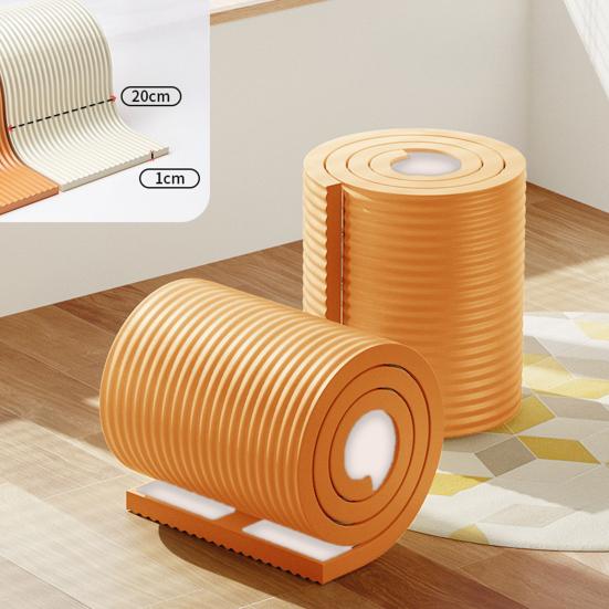 200x20CM Anti-Collision Foam Safety Strip Cuttable Self-Adhesive 1.2 CM Thick Baby Proofing Furniture Corner Desk Table Edge Protector Bumper Guard