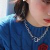 Hip-hop Punk Slitina Srdce Manžety Náhrdelník Módní Šperk na Krk Řetízek na Krk Punkové Srdce Šperky pro Ženy Dívky Muže