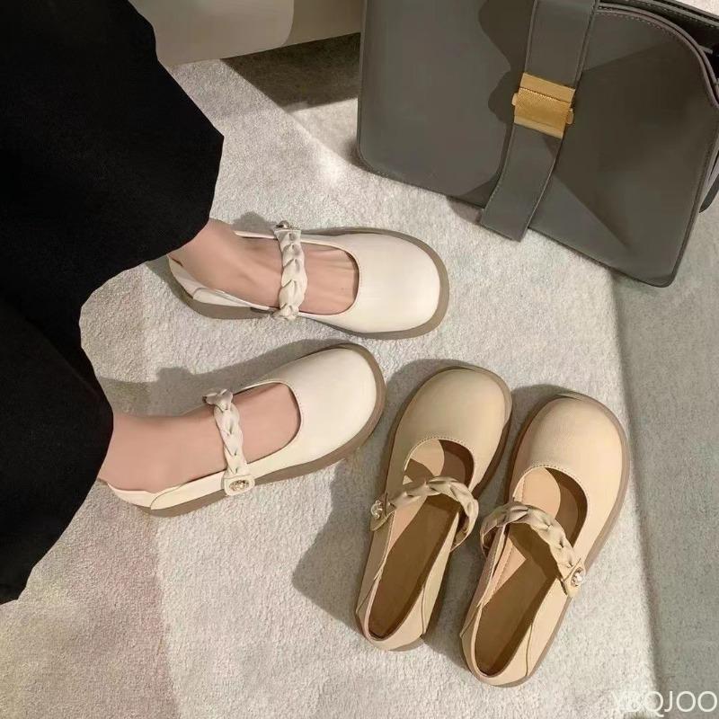 Fashion Spring summer new round toe cute comfortable single shoes women's flat shoes elegant fashionable versatile women's flat shoes
