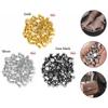 100Pcs Plastic Rivets Gold Sliver Cone Studs Punk Sewing Spike Rivet For Leather Nailheads Rivets Garment Accessories