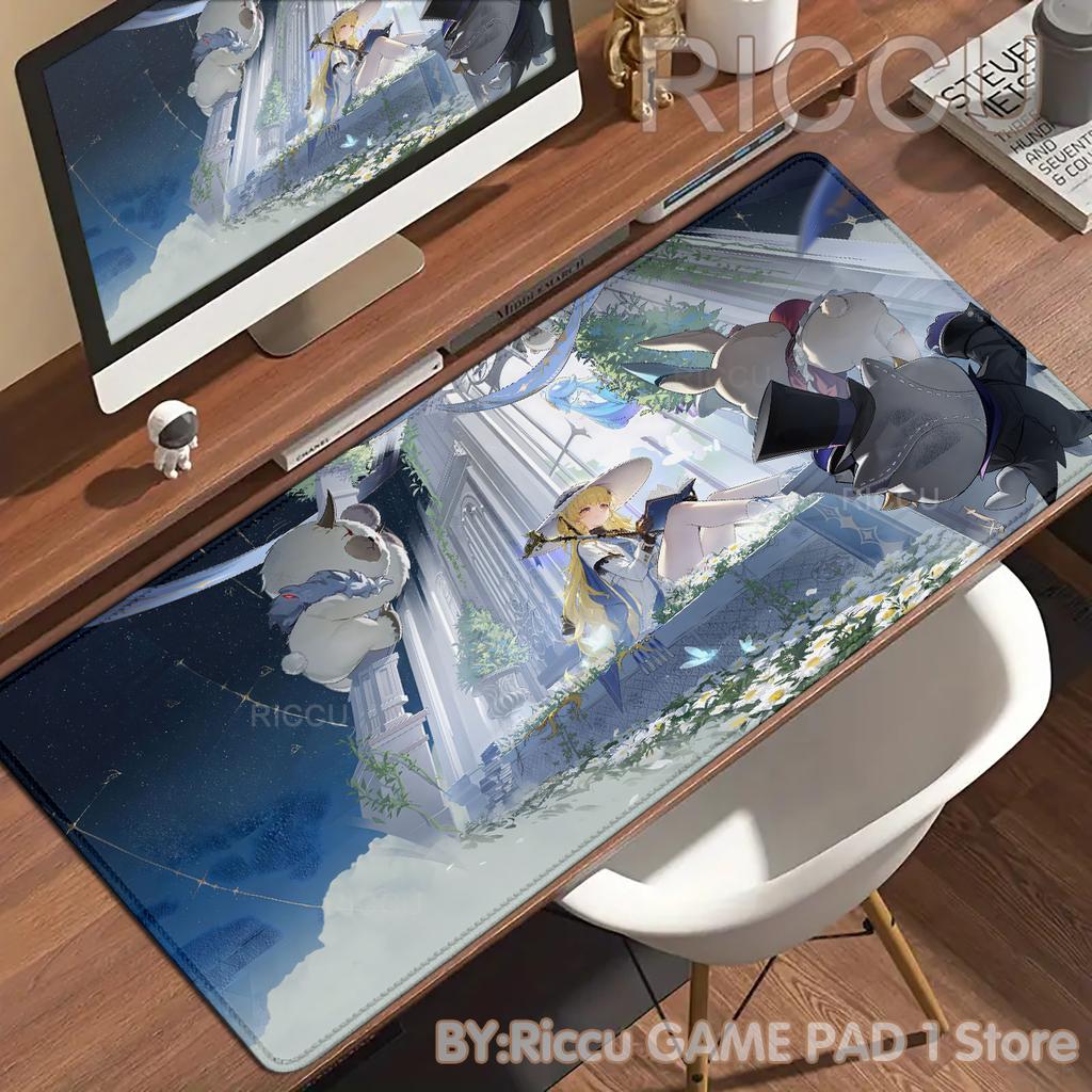 HD Phoebe Wuthering Waves Roles Anime Mouse Pad Computer Table PC Gaming Accessories Cushion Pad XXL Anti-slip Comic Mouse Pad