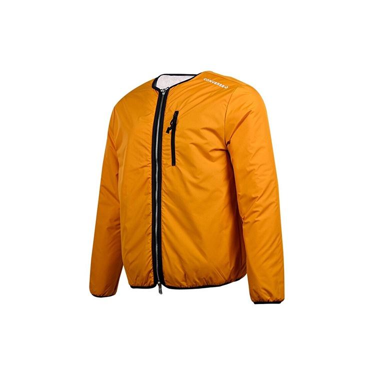 Converse Utility Reversible Sherpa Jacket Asia Sizing Yellow Men s 10019461-A01 XL